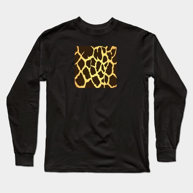 Giraffe Skin Pattern Long Sleeve T-Shirt by AnderssenGrafix